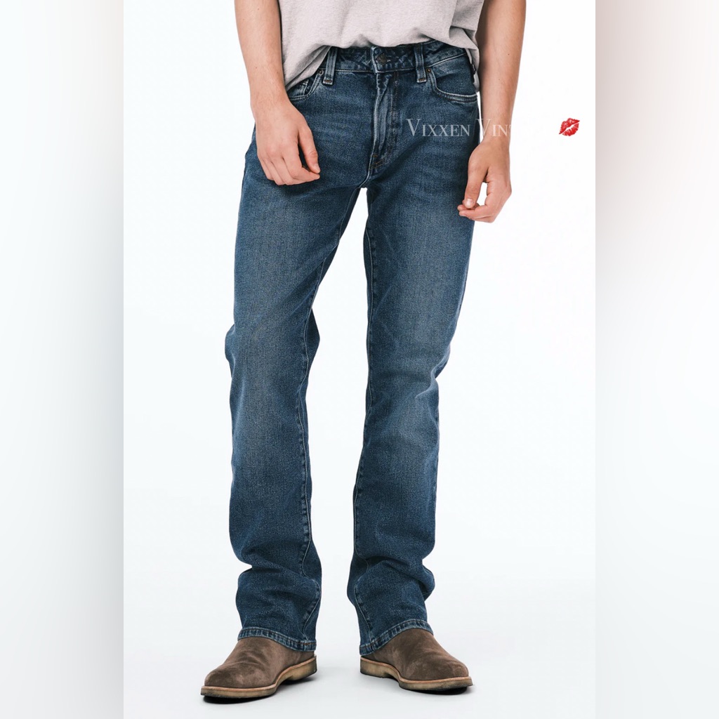 Vintage Y2k Buffalo Played Western Flap Pocket Bootcut Jeans In Indigo